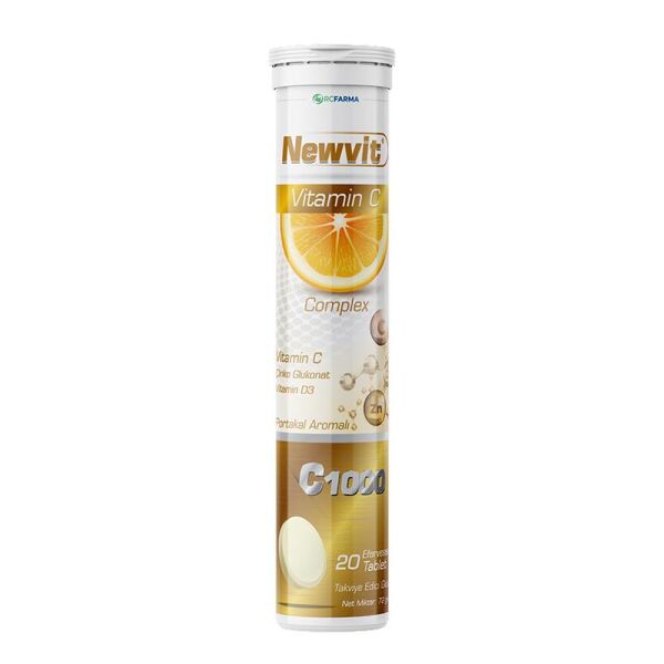 Newvit Vitamin C Complex Efervesan 20 Tablet
