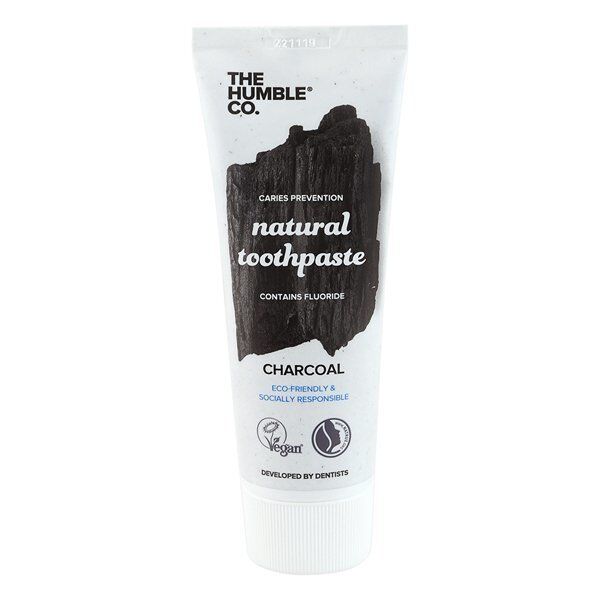 The Humble Co Natural Charcoal Toothpaste 75ml (Siyah Doğal Kömürlü)