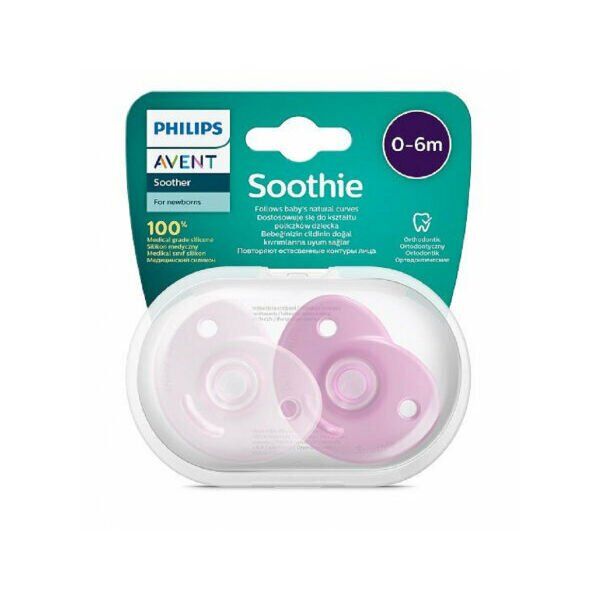 Avent SCF099/22 Soothie 0-6 Kız Yalancı Emzik