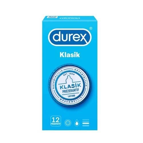 Durex Klasik 12 li Prezervatif