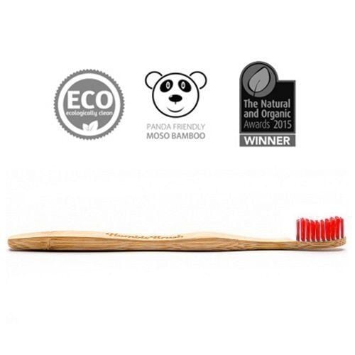 Humble Brush Yetişkin Yumuşak Kırmızı Diş Fırçası