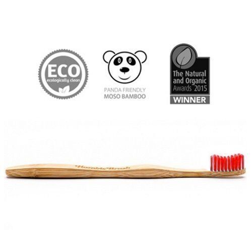 Humble Brush Yetişkin Yumuşak Kırmızı Diş Fırçası