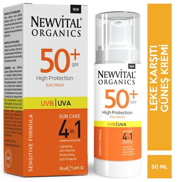 Newvital High Protection Sun Cream SPF 50 50 ML