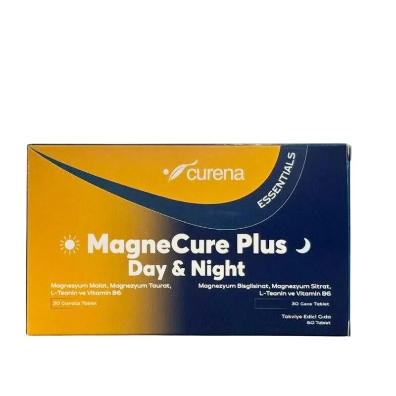 Curena MagneCure Plus Day Night Magnezyum 60 Tablet