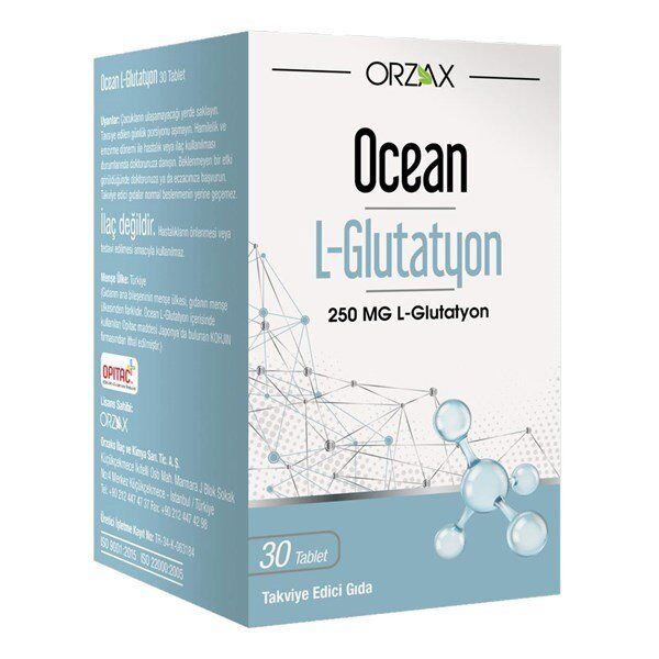 Ocean L-Glutatyon 250 mg 30 Tablet