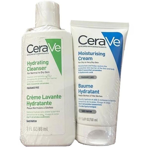 Cerave Hydrating Cleanser 88 ml + Cerave Nemlendirici Krem 50 ml