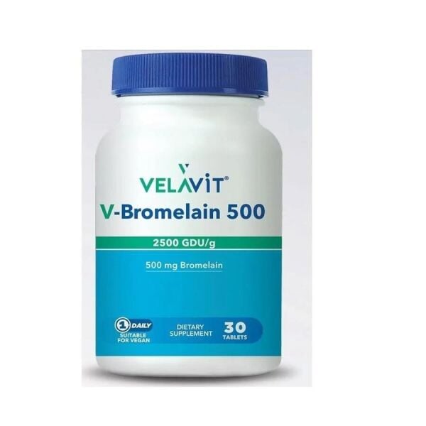 Velavit V-Bromelain 500 30 Tablet