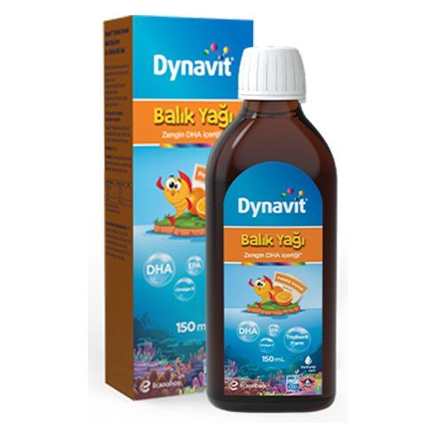 Dynavit Balık Yağı Şurubu 150ml - Portakal Aromalı
