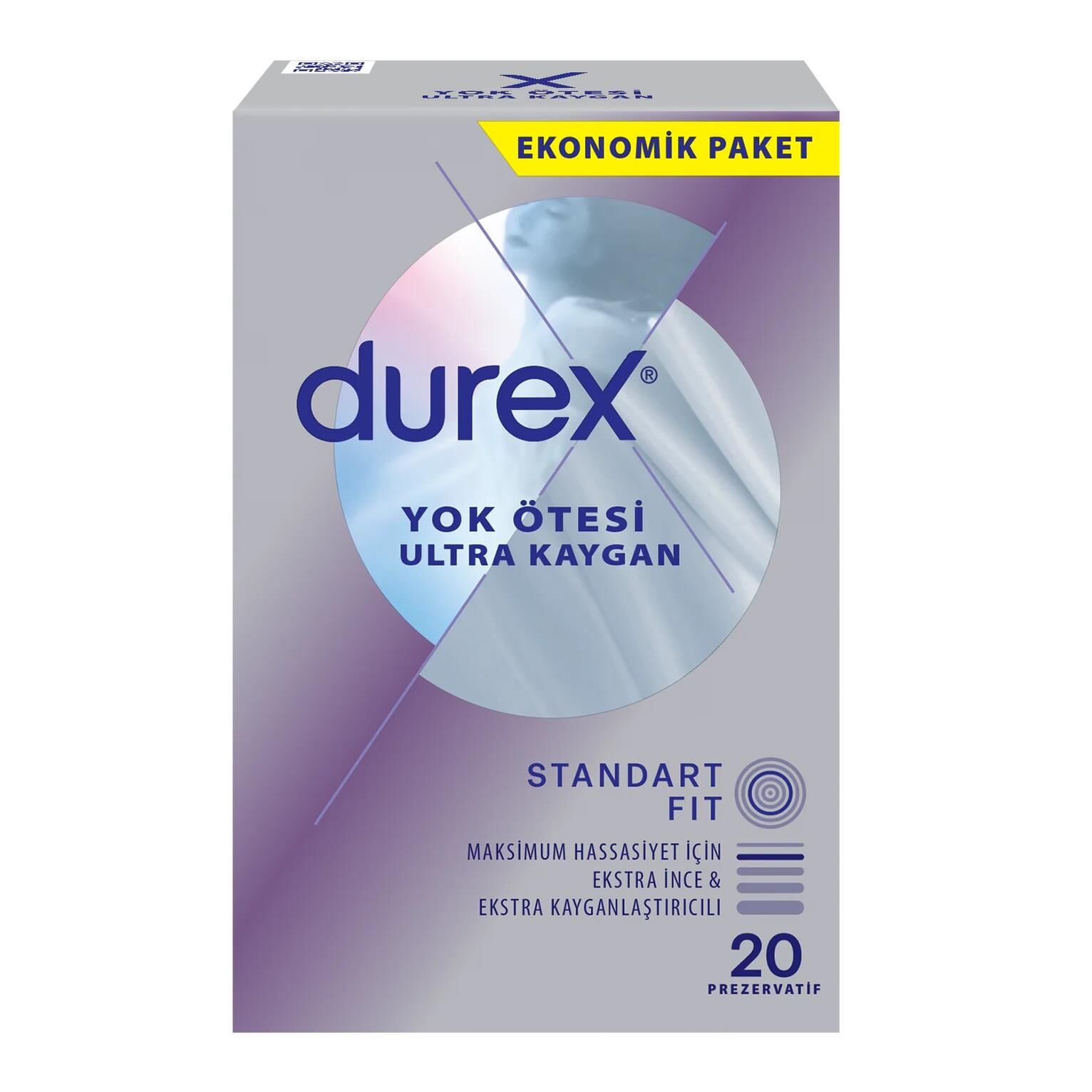 Durex Prezervatif Yok Ötesi Ultra Kaygan 20 li