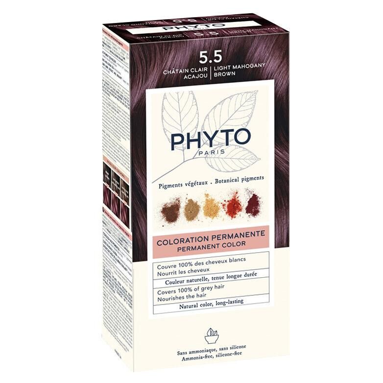 Phyto Phytocolor Bitkisel Saç Boyası - 5.5 Açık Kestane Akaju