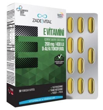 Zade Vital E Vitamini 30 Kapsül