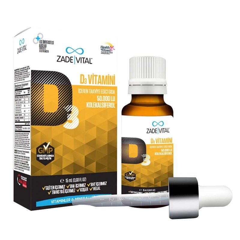 Zade Vital Vitamin D3 Damla 15ml