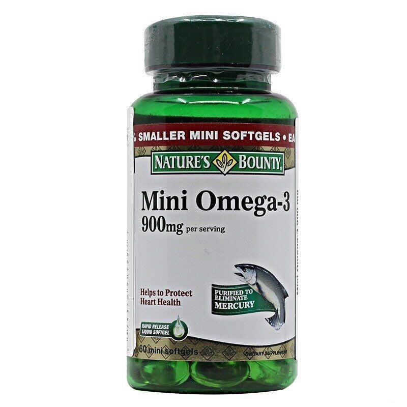 Nature's Bounty Mini Omega-3 900mg 60 Kapsül