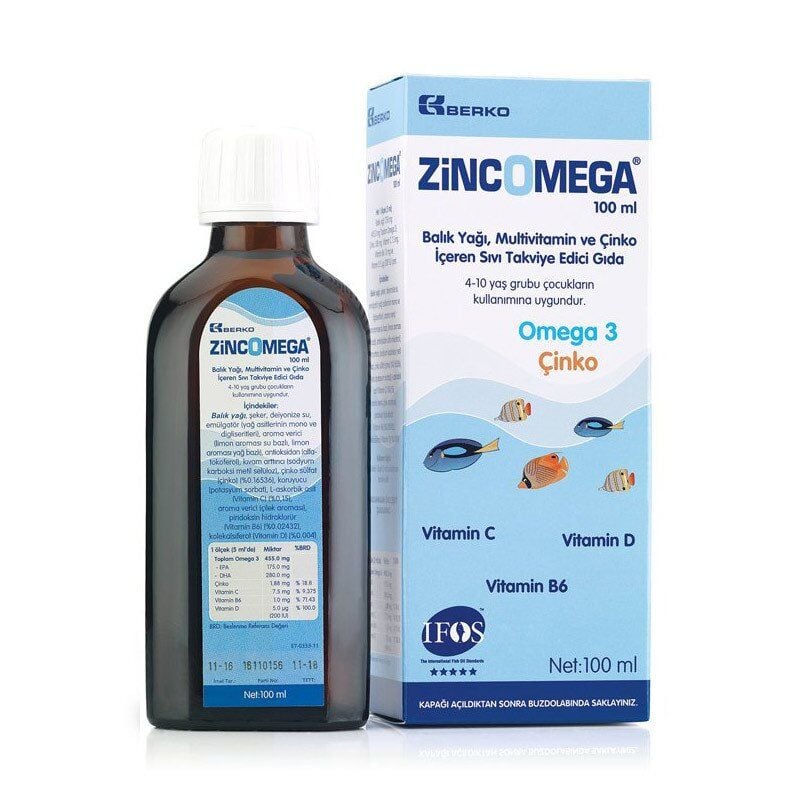 ZincOmega Şurup 100 ml