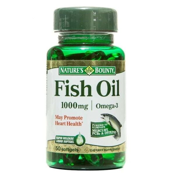 Nature's Bounty Fish Oil 1000mg 50 Softjel Kapsül