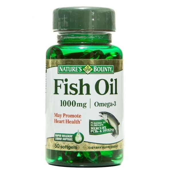 Nature's Bounty Fish Oil 1000mg 50 Softjel Kapsül
