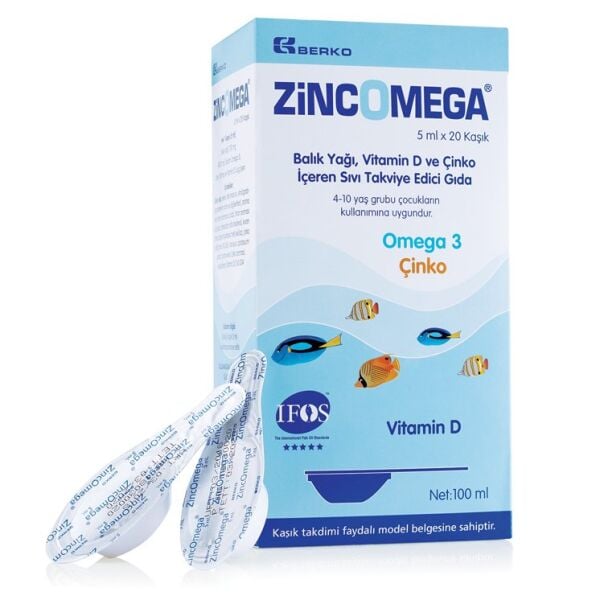 ZincOMega Şurup 20 Kaşık