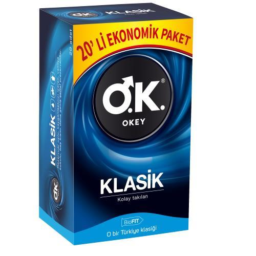 Okey Prezervatif Klasik 20 li Ekonomik