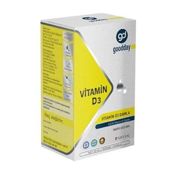 Goodday Vitamin D3K2 Sprey 20Ml