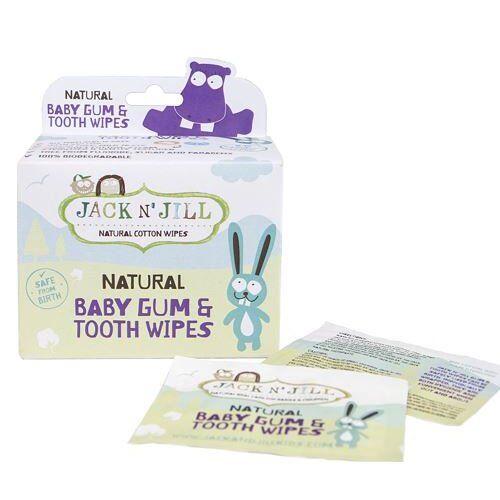 Jack And Jill Natural Baby Gum&Tooth Wipes 25Adet Diş ve Damak Temizleme Mendili