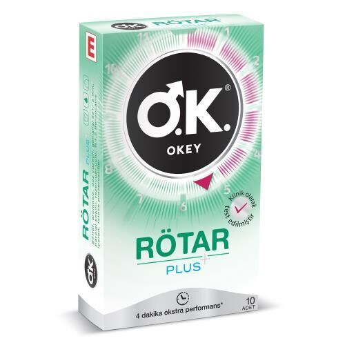 Okey Rötar Plus Prezervatif 10 lu