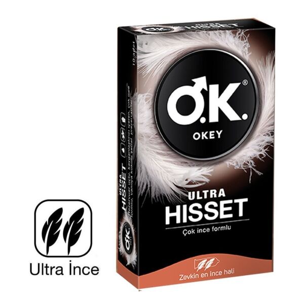 Okey Ultra Hisset Prezervatif 10 lu