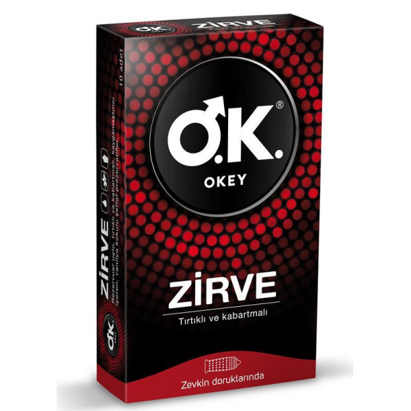 Okey Zirve Prezervatif 10 lu