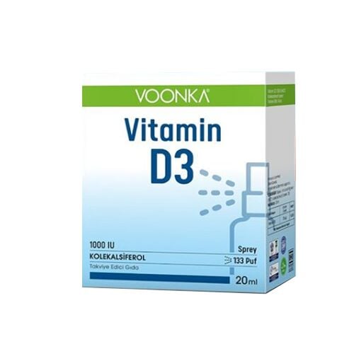 Voonka Vitamin D3 1000IU Sprey 20ml