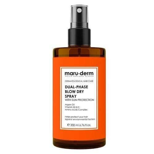 Maruderm Çift Fazlı Isı Koruyucu Güneş Koruyucu Etkili Fön Suyu 200 ml