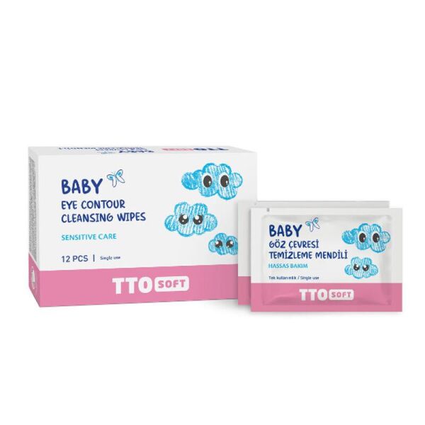 Tto Soft Baby Göz Çevresi Temizleme Mendili 12 Li