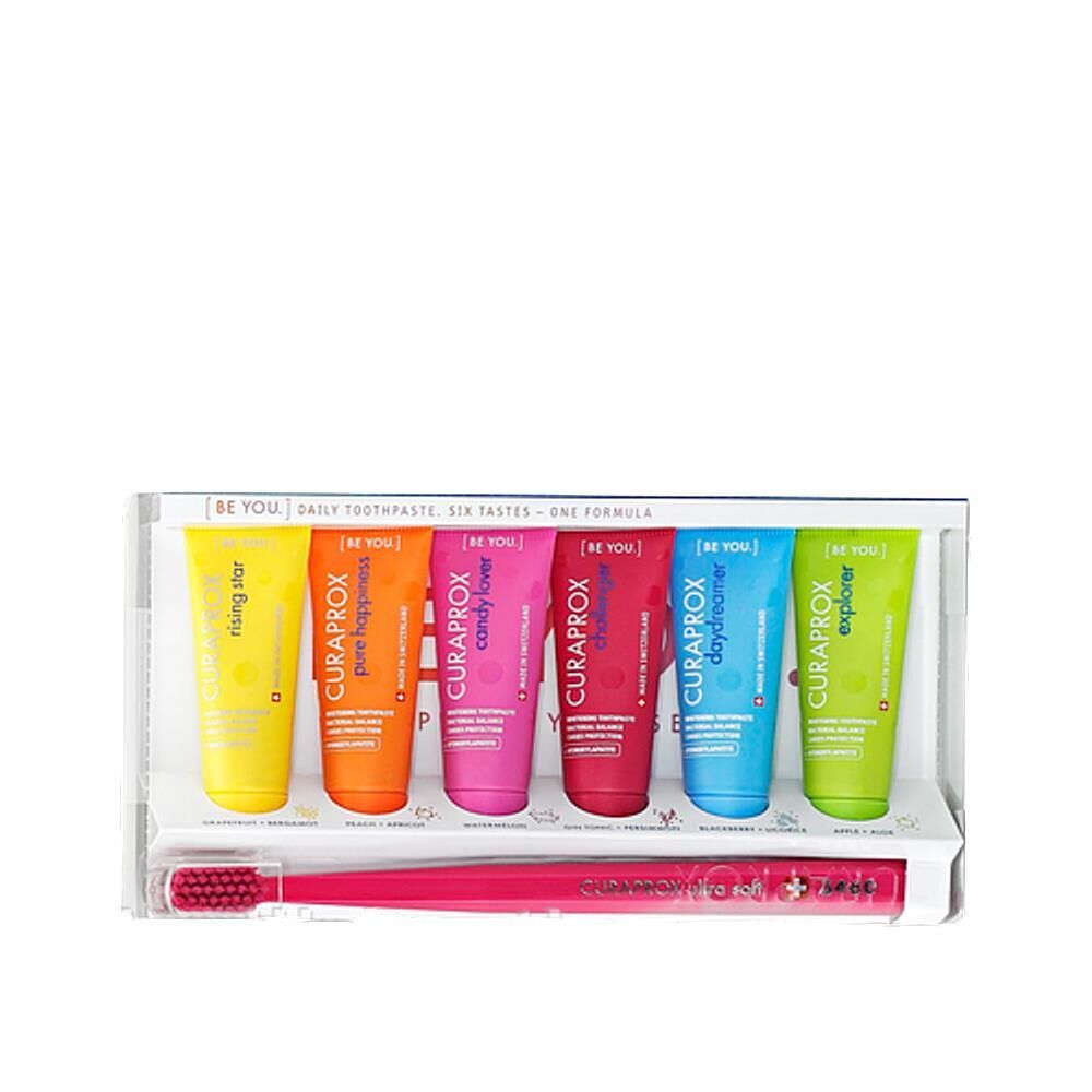 Curaprox Be You Whitening 6'lı Karma Set ( 10ml ) + 5460 Fırça
