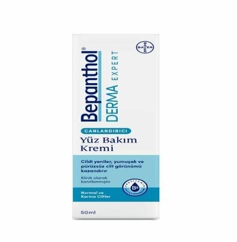 Bepanthol Derma Expert Canlandırıcı Yüz Bakım Kremi 50 ml