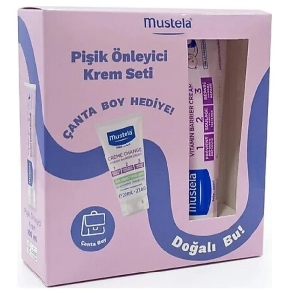 Mustela Vitamin Barrier 1-2-3 Pişik Önleyici Krem 100ml + 20ml Hediyeli