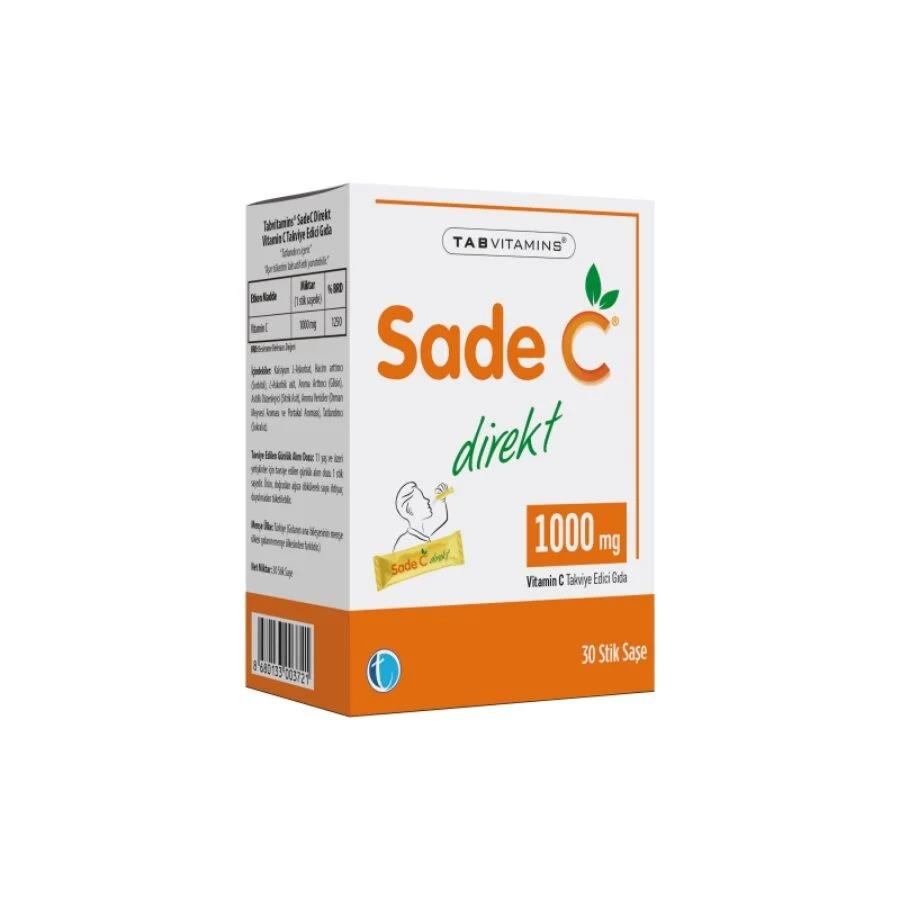 Tab Vitamins Sade C Direkt 30 Stick Saşe