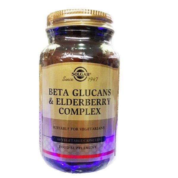Solgar Beta Glucans & Elderberry Complex 60 Kapsül