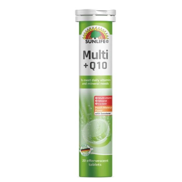Sunlife Multivitamin + Mineral + Q10 20 Efervesan Tablet
