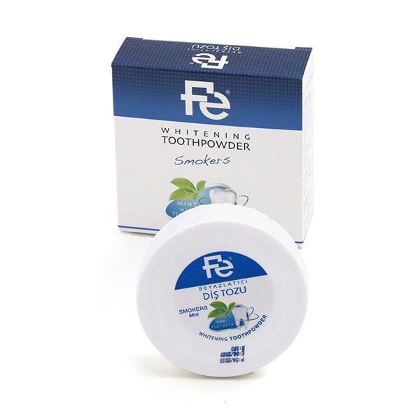Fe Beyazlatıcı Diş Tozu Smokers Naneli