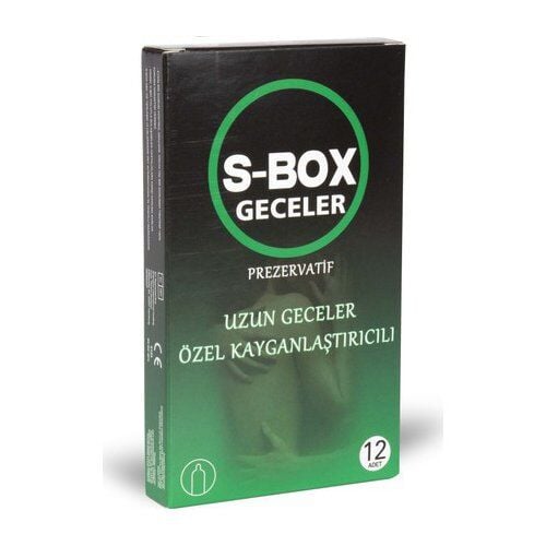 S-Box Geceler Prezervatif 12 li