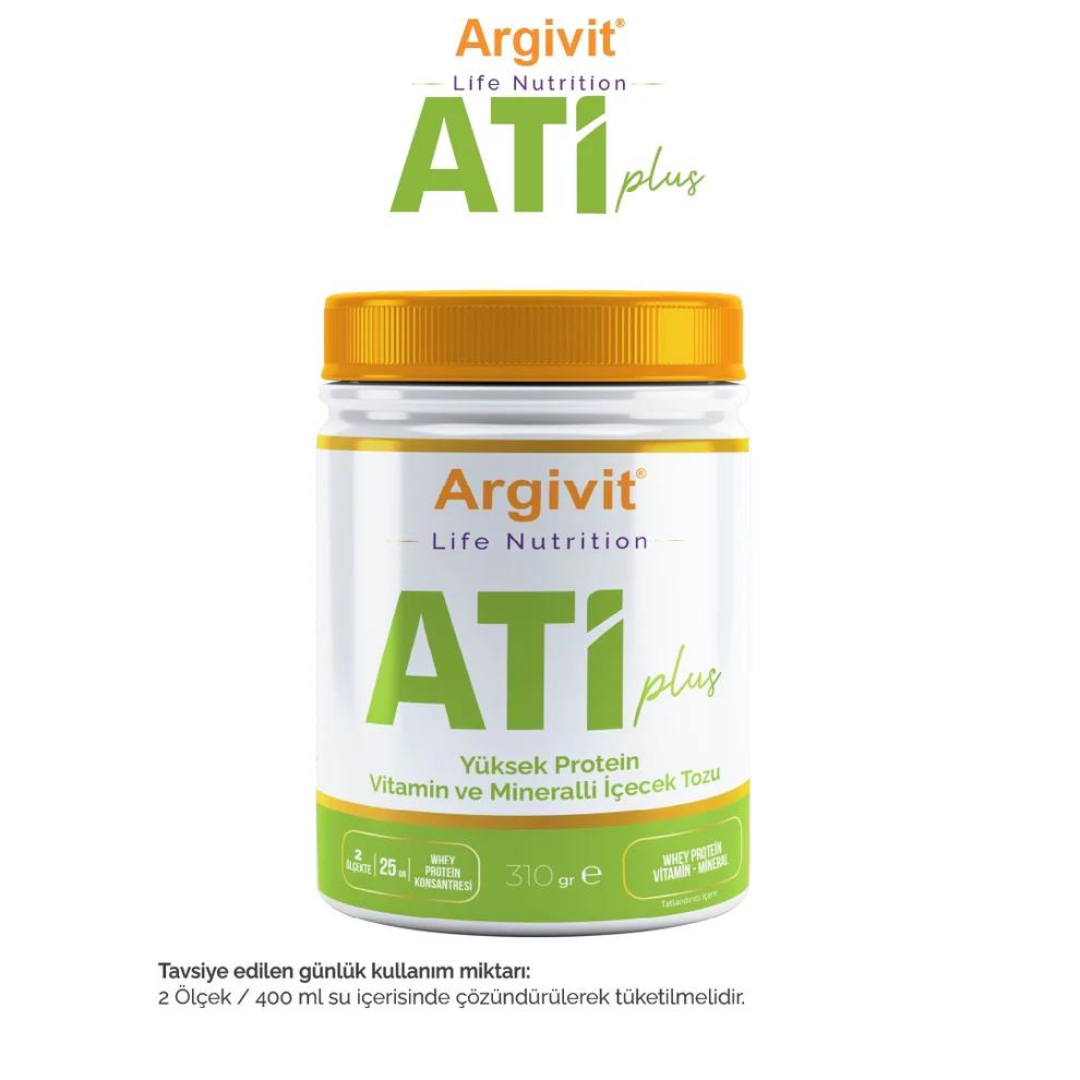 Argivit Ati Plus Yüksek Protein Vitamin ve Mineralli İçecek Tozu 310 gr