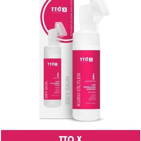 Tto X Kuru Ciltlere Özel Aplikatörlü Yüz Temizleme Köpüğü 200 ml