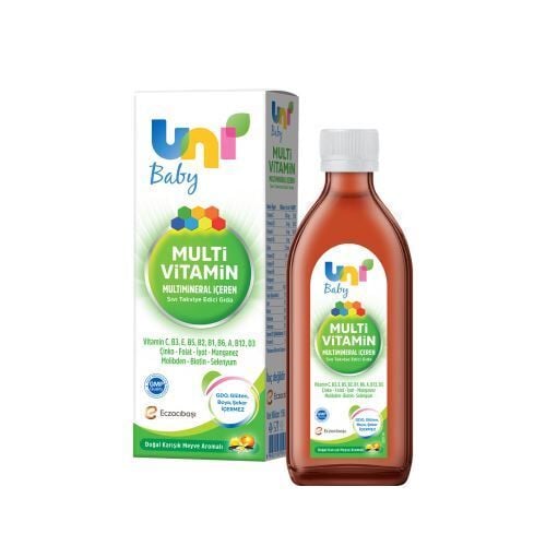Uni Baby Multivitamin Sıvı Takviye Edici Gıda 150 ml