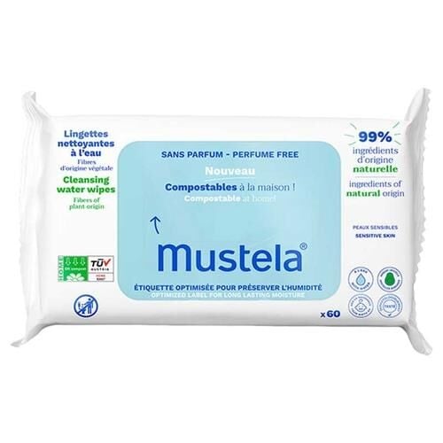 Mustela Kompost Islak Mendil Parfümsüz 60 Adet