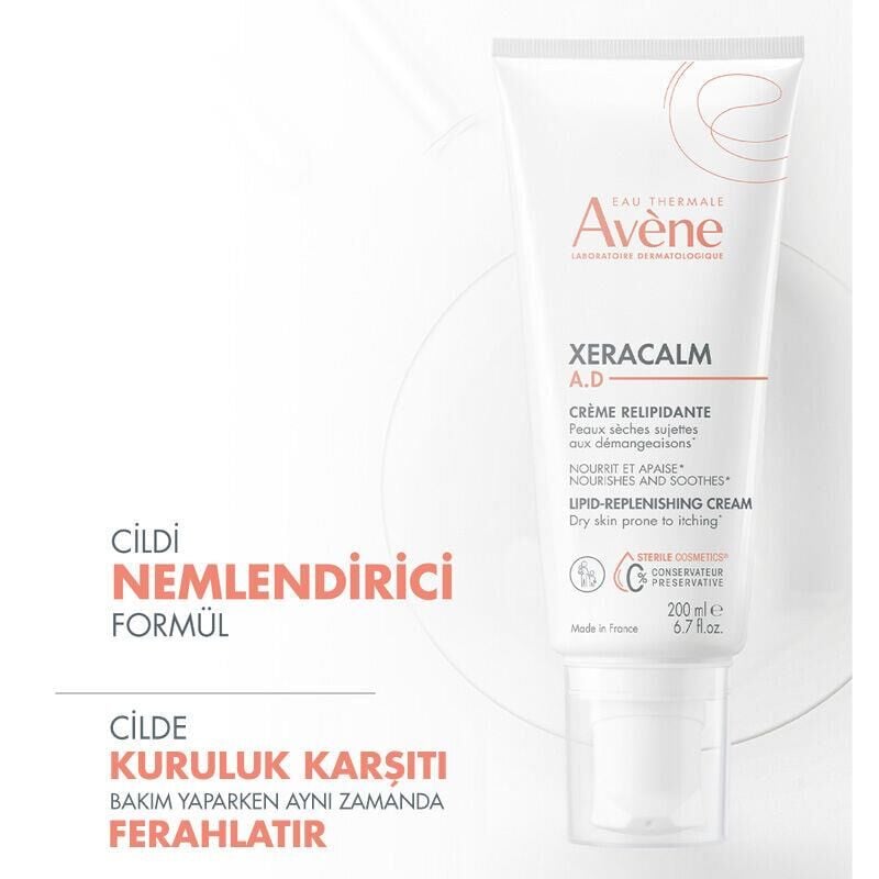 Avene XeraCalm A.D Lipid Replenishing Cream 200 ml Lipid Yenileyici Krem