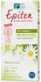 Bioder Epiten Sirli Ağda Bantı Vücut Kuru Ciltler İçin