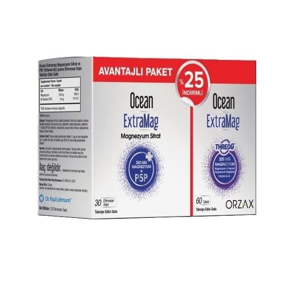 Ocean Extramag 30 Saşe + Extramag Threog 60 Tablet