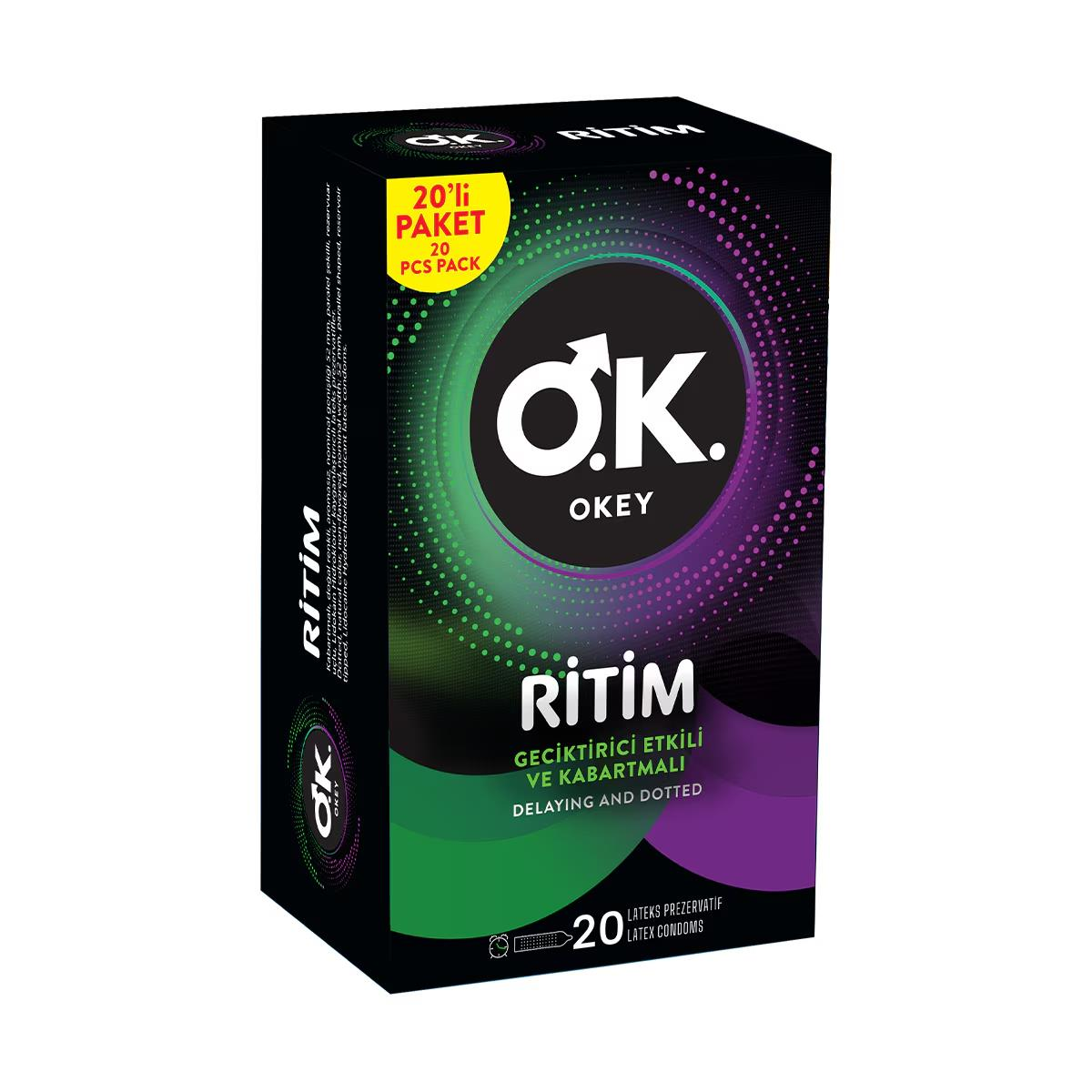 Okey Prezervatif Ritim 20li