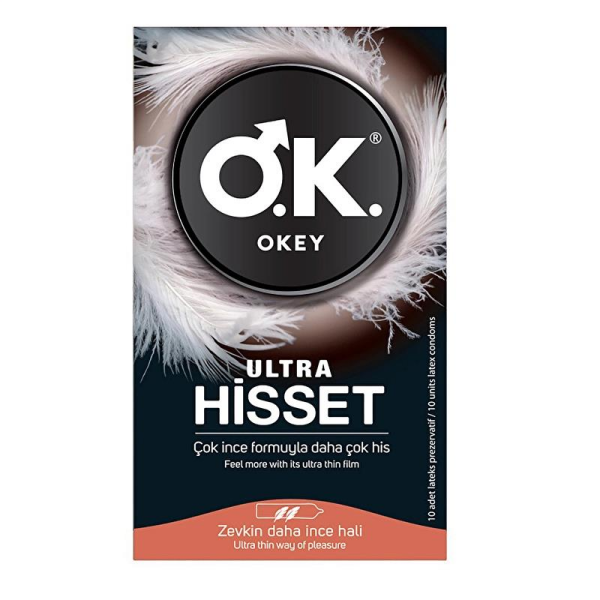 Okey Ultra Hisset Prezervatif 10 lu