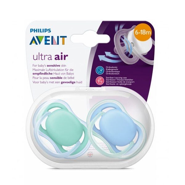 Philips Avent SCF244/22 Ultra Air Emzik 6-18 ay 2li Erkek