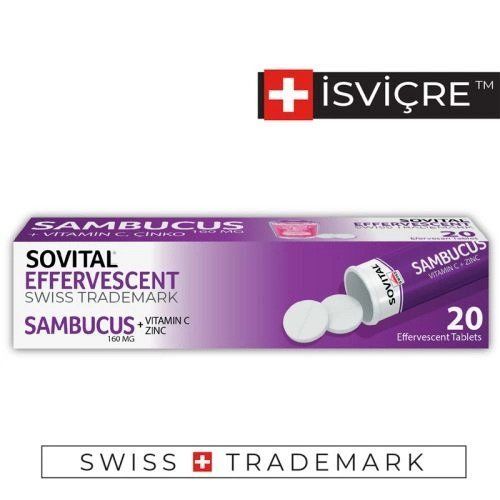 Sovital Sambucus Efervesan Tablet 20'li