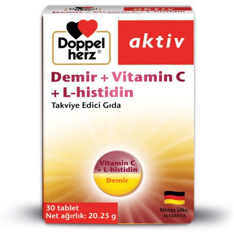 Doppelherz Demir+Vit C+ L Histidin 30 Tablet